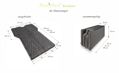 Úrovně matrace SPACEBED® Exclusive M 190 cm v Grey barvě