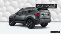 Trunk foam mattress - SPACEBED® for Dacia Duster III. gen. - with double floor