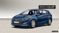 Car camping pad - SPACEBED® for Hyundai i30 Combi II.