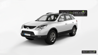 SPACEBED® - foam mattress for car camping for Hyundai ix 55/Velacruz