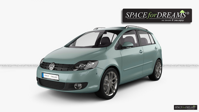SPACEBED® - foam car mattress vs. car air mattress VW Golf Plus 1.