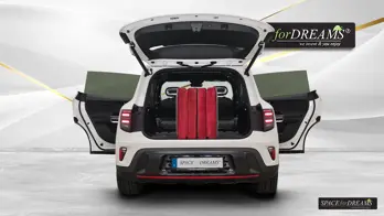 Nainstalovaná auto matrace SPACEBED v kufru Smart #5.